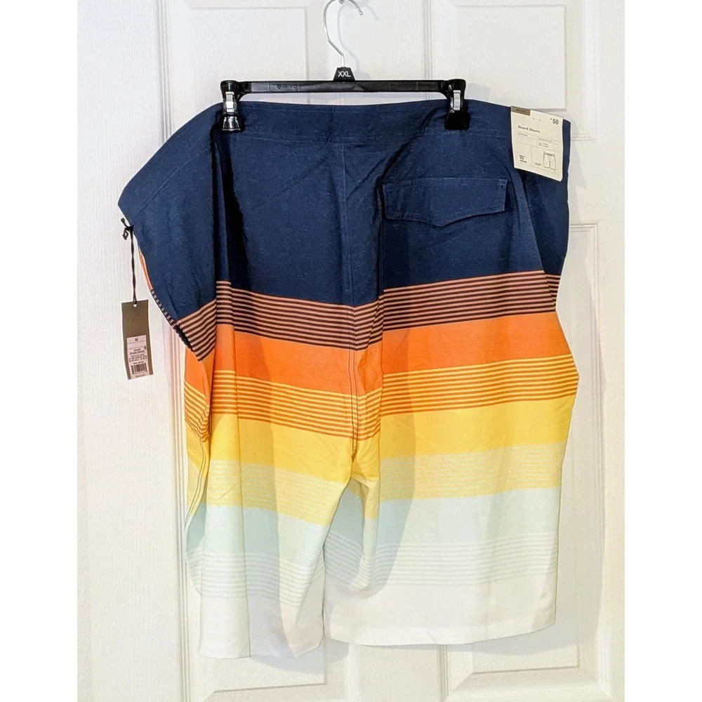 Goodfellow & Co Board Shorts 4-Way Stretch‎ Swim Trunks Big & Tall Size 50 NWT